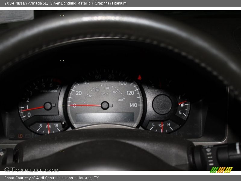 Silver Lightning Metallic / Graphite/Titanium 2004 Nissan Armada SE