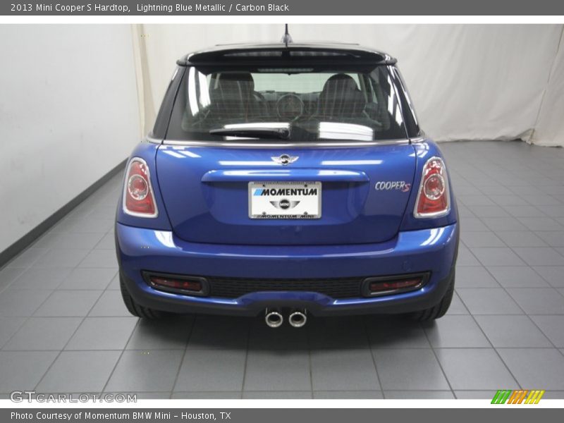 Lightning Blue Metallic / Carbon Black 2013 Mini Cooper S Hardtop