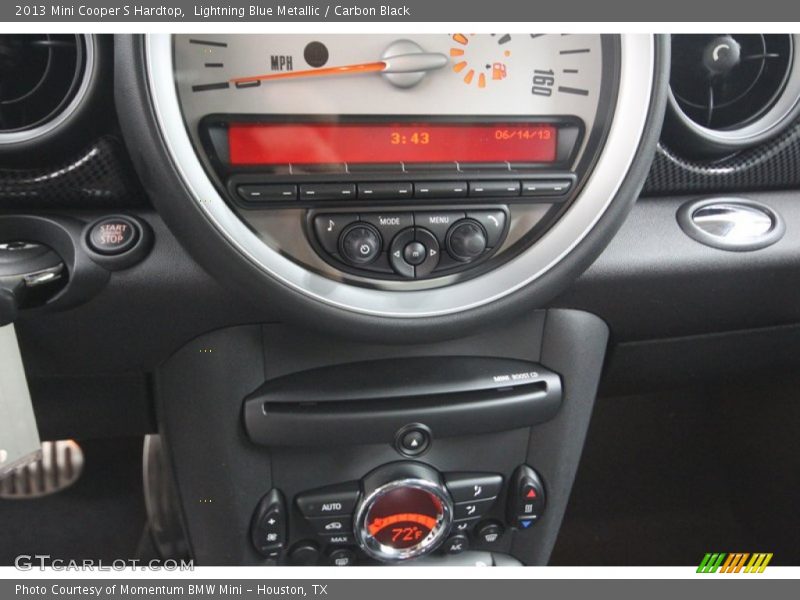 Lightning Blue Metallic / Carbon Black 2013 Mini Cooper S Hardtop
