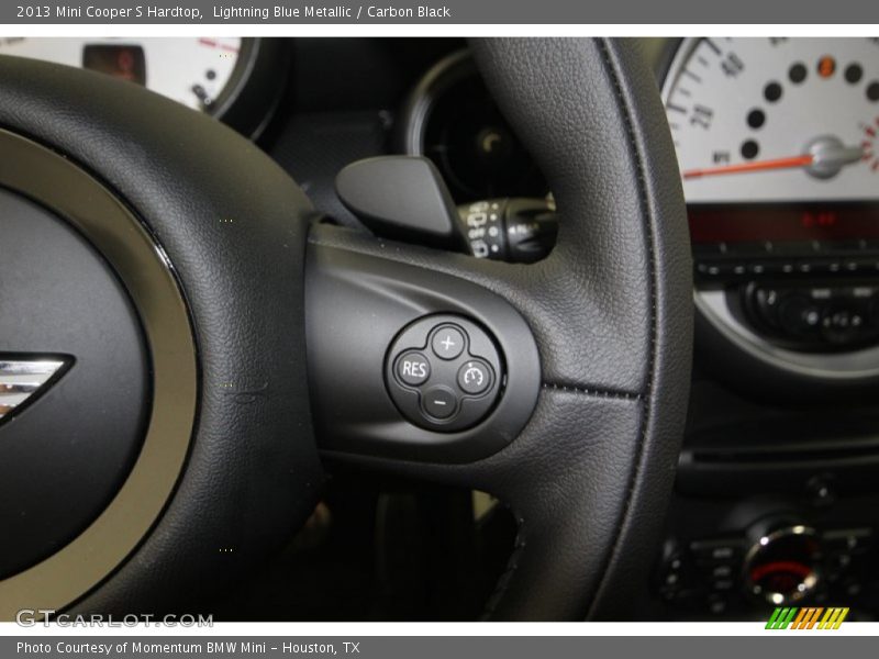 Lightning Blue Metallic / Carbon Black 2013 Mini Cooper S Hardtop