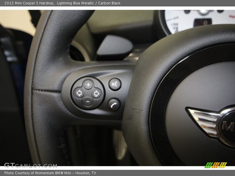 Lightning Blue Metallic / Carbon Black 2013 Mini Cooper S Hardtop