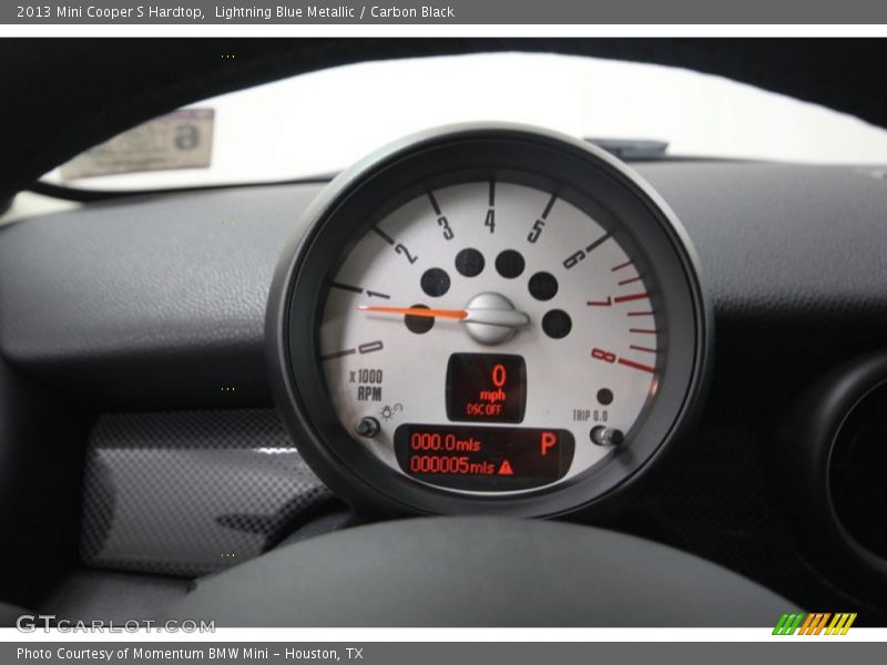 Lightning Blue Metallic / Carbon Black 2013 Mini Cooper S Hardtop