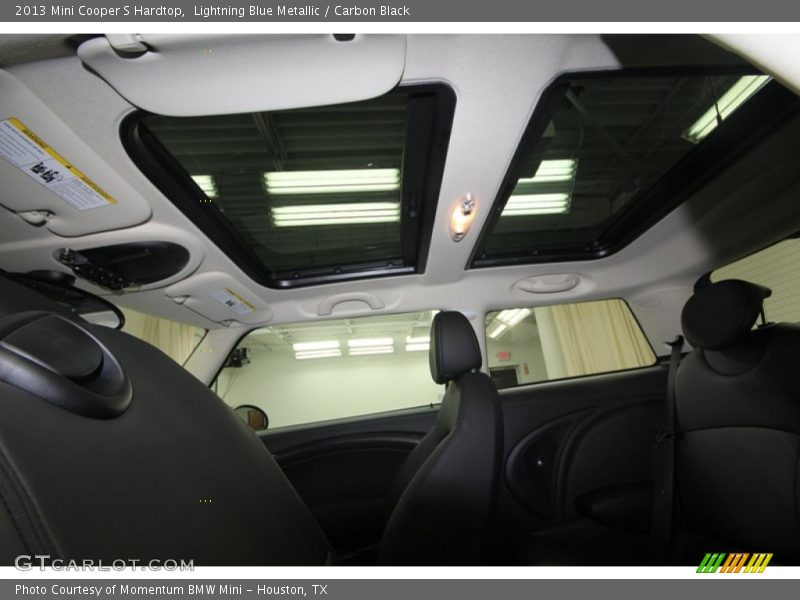 Lightning Blue Metallic / Carbon Black 2013 Mini Cooper S Hardtop
