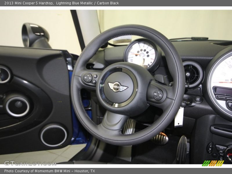 Lightning Blue Metallic / Carbon Black 2013 Mini Cooper S Hardtop