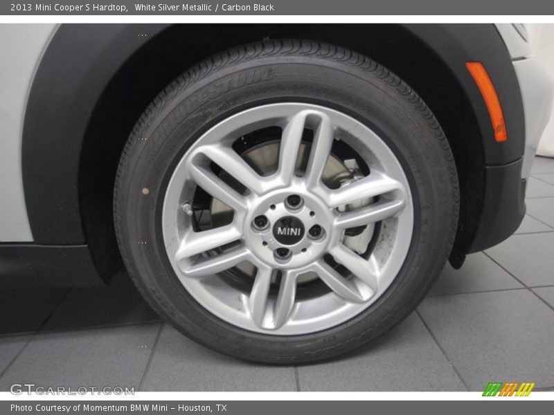 White Silver Metallic / Carbon Black 2013 Mini Cooper S Hardtop