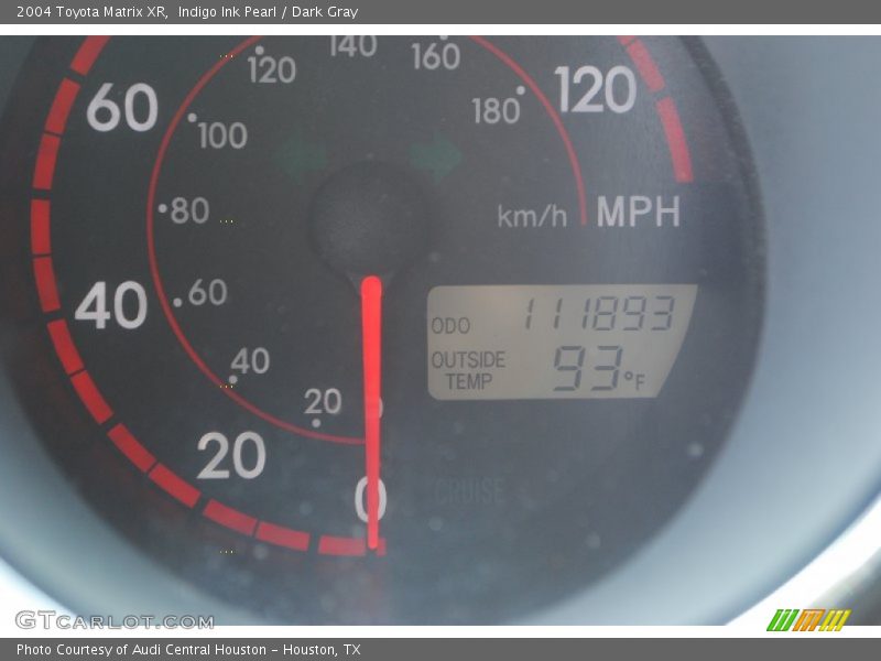 Indigo Ink Pearl / Dark Gray 2004 Toyota Matrix XR