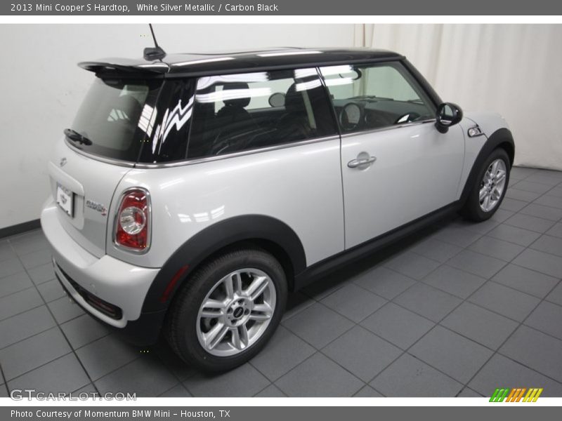 White Silver Metallic / Carbon Black 2013 Mini Cooper S Hardtop