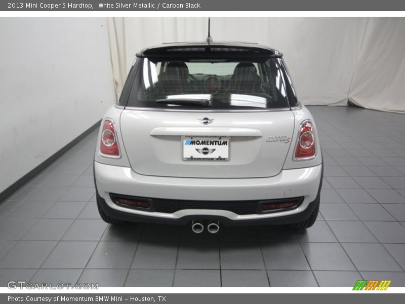 White Silver Metallic / Carbon Black 2013 Mini Cooper S Hardtop