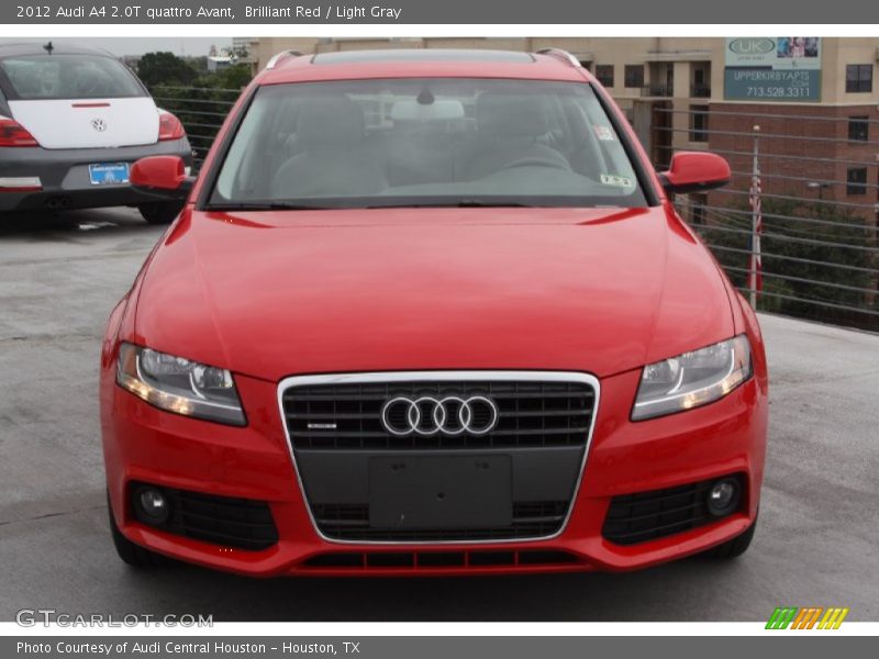 Brilliant Red / Light Gray 2012 Audi A4 2.0T quattro Avant