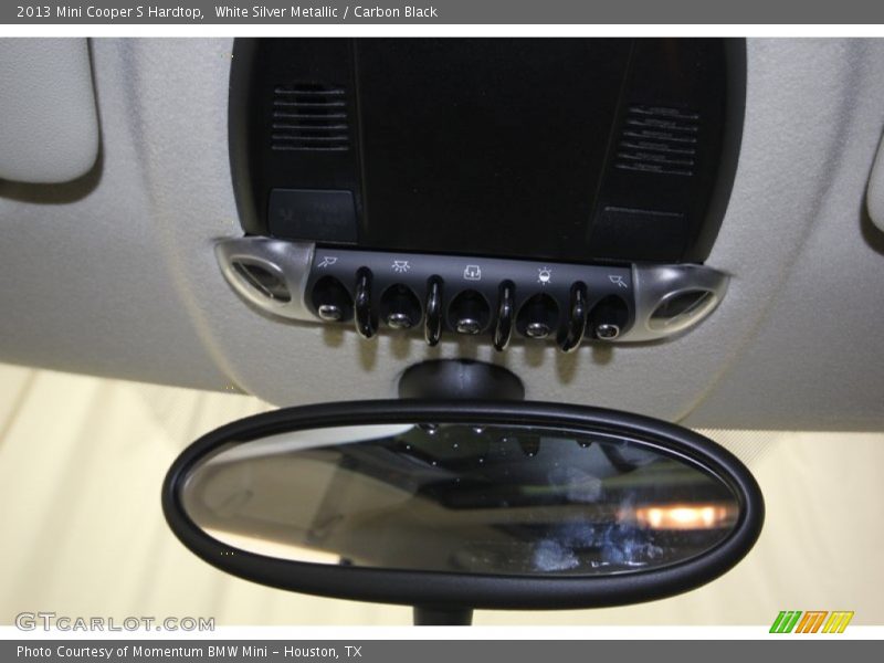 White Silver Metallic / Carbon Black 2013 Mini Cooper S Hardtop