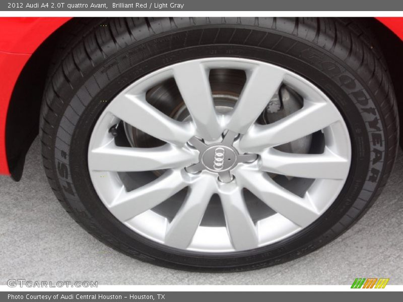 Brilliant Red / Light Gray 2012 Audi A4 2.0T quattro Avant