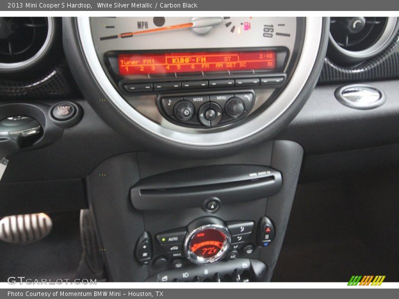 White Silver Metallic / Carbon Black 2013 Mini Cooper S Hardtop