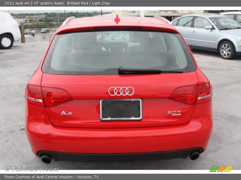 Brilliant Red / Light Gray 2012 Audi A4 2.0T quattro Avant