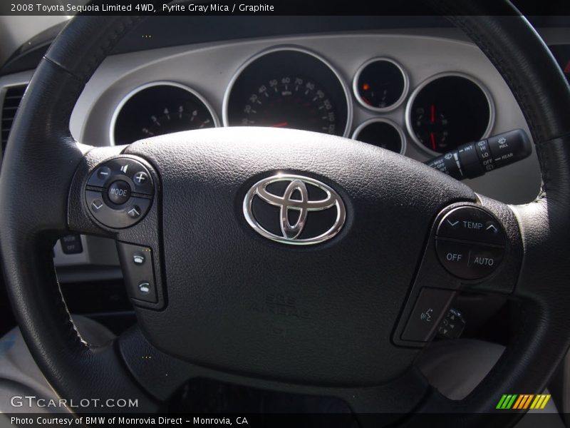 Pyrite Gray Mica / Graphite 2008 Toyota Sequoia Limited 4WD