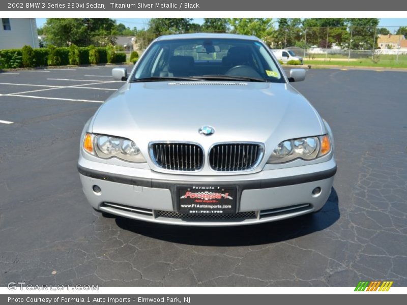 Titanium Silver Metallic / Black 2002 BMW 3 Series 330xi Sedan