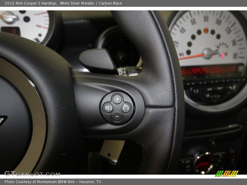 White Silver Metallic / Carbon Black 2013 Mini Cooper S Hardtop