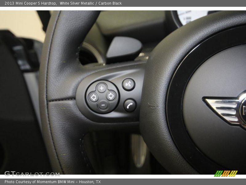 White Silver Metallic / Carbon Black 2013 Mini Cooper S Hardtop