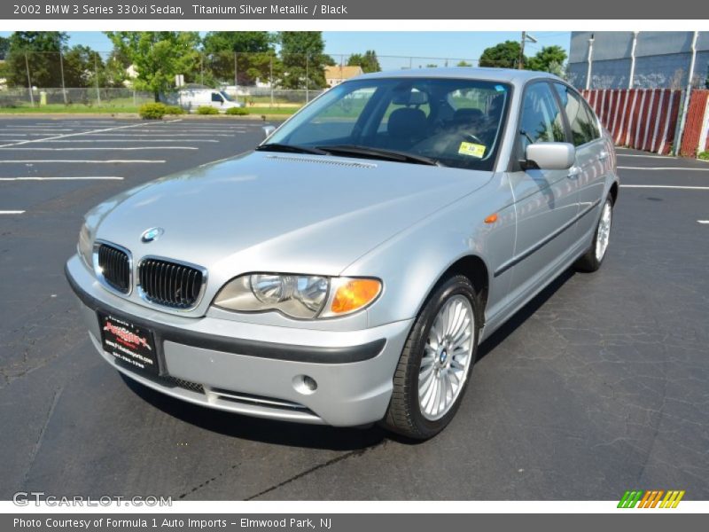 Titanium Silver Metallic / Black 2002 BMW 3 Series 330xi Sedan