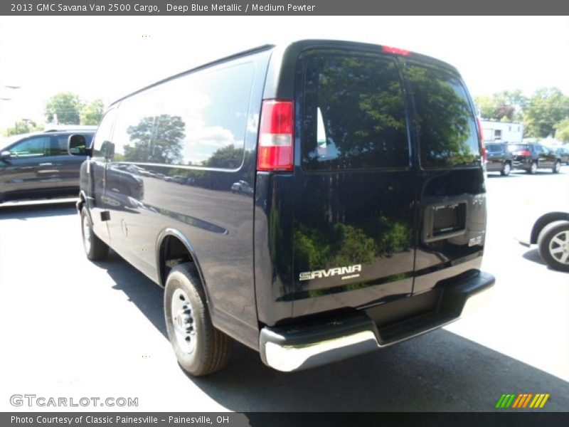 Deep Blue Metallic / Medium Pewter 2013 GMC Savana Van 2500 Cargo