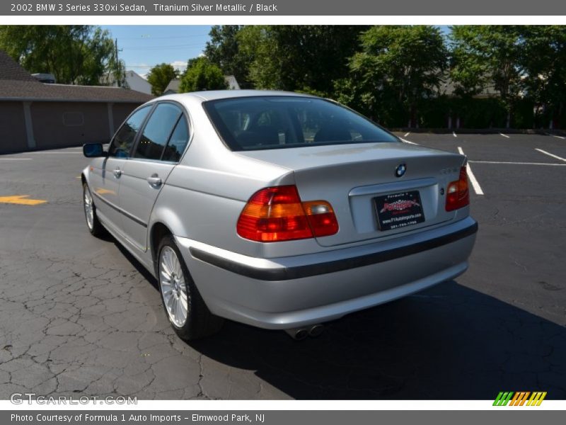 Titanium Silver Metallic / Black 2002 BMW 3 Series 330xi Sedan