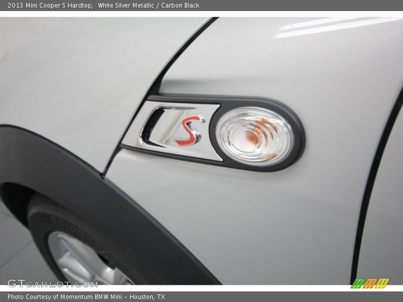 White Silver Metallic / Carbon Black 2013 Mini Cooper S Hardtop