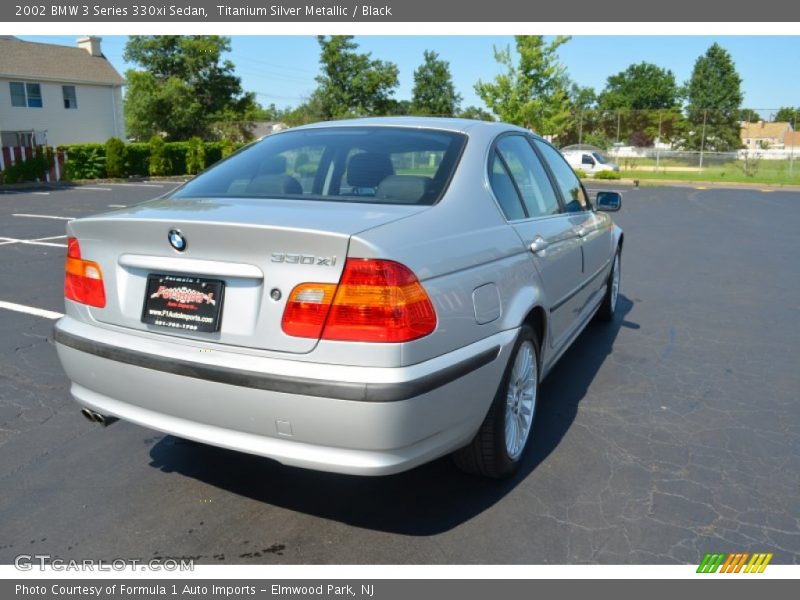 Titanium Silver Metallic / Black 2002 BMW 3 Series 330xi Sedan