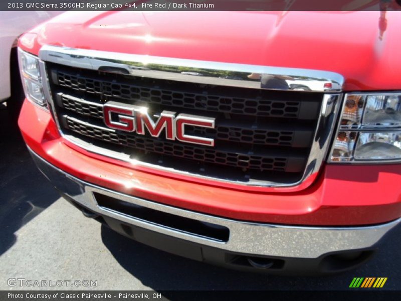 Fire Red / Dark Titanium 2013 GMC Sierra 3500HD Regular Cab 4x4
