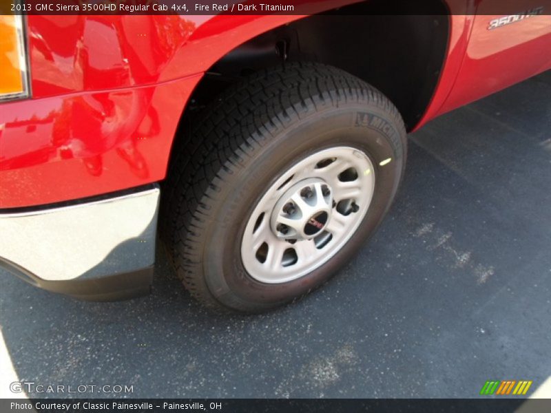 Fire Red / Dark Titanium 2013 GMC Sierra 3500HD Regular Cab 4x4
