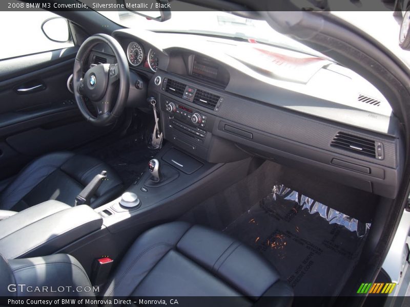 Silverstone Metallic / Black 2008 BMW M3 Convertible