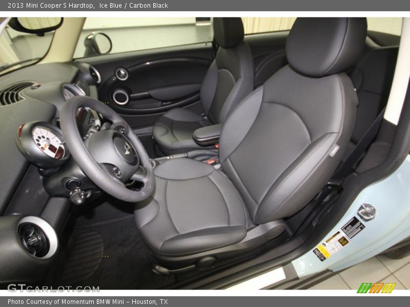 Ice Blue / Carbon Black 2013 Mini Cooper S Hardtop