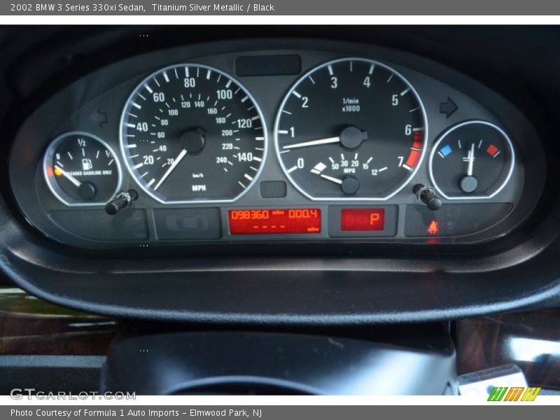  2002 3 Series 330xi Sedan 330xi Sedan Gauges