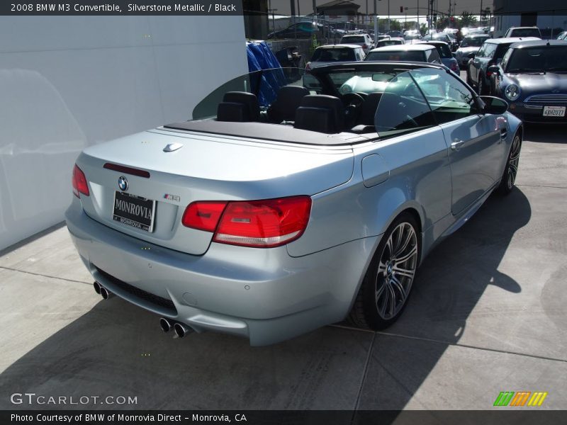 Silverstone Metallic / Black 2008 BMW M3 Convertible