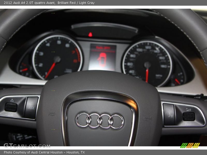 Brilliant Red / Light Gray 2012 Audi A4 2.0T quattro Avant