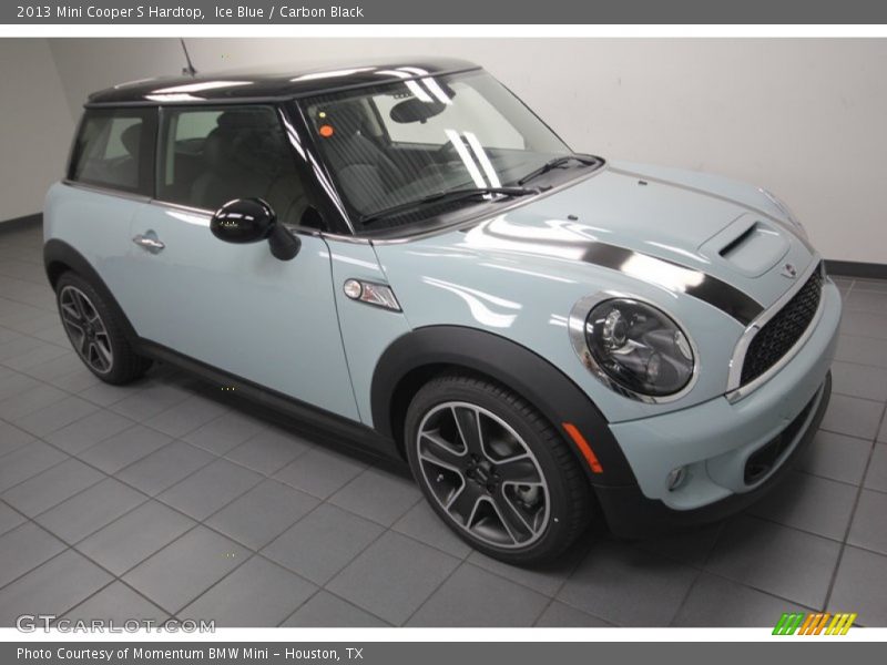 Ice Blue / Carbon Black 2013 Mini Cooper S Hardtop