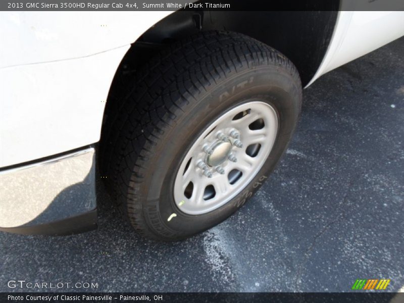 Summit White / Dark Titanium 2013 GMC Sierra 3500HD Regular Cab 4x4