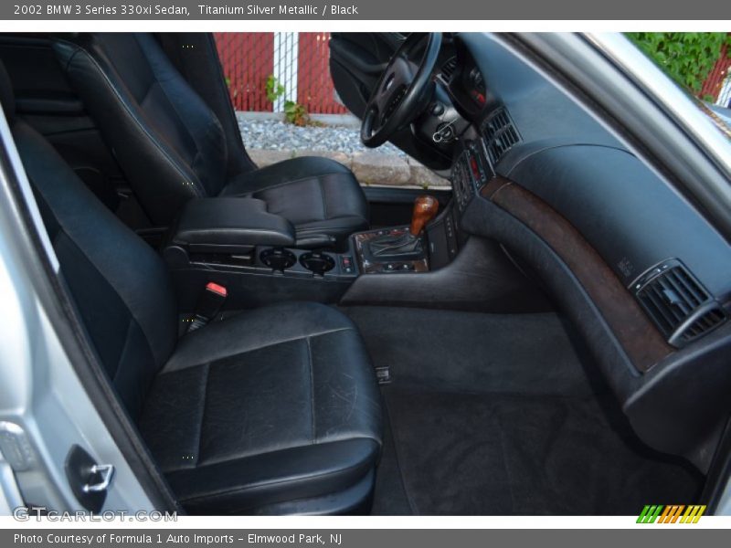 Titanium Silver Metallic / Black 2002 BMW 3 Series 330xi Sedan