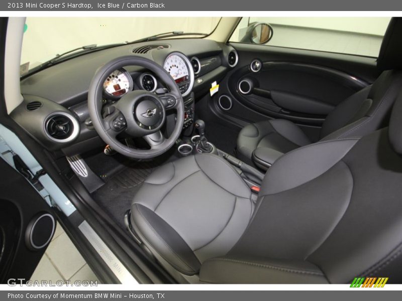 Ice Blue / Carbon Black 2013 Mini Cooper S Hardtop