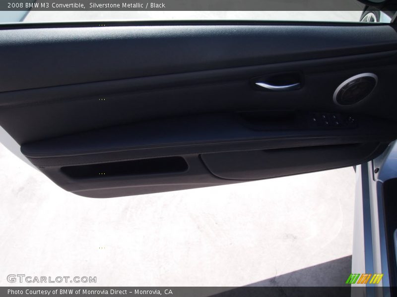 Silverstone Metallic / Black 2008 BMW M3 Convertible