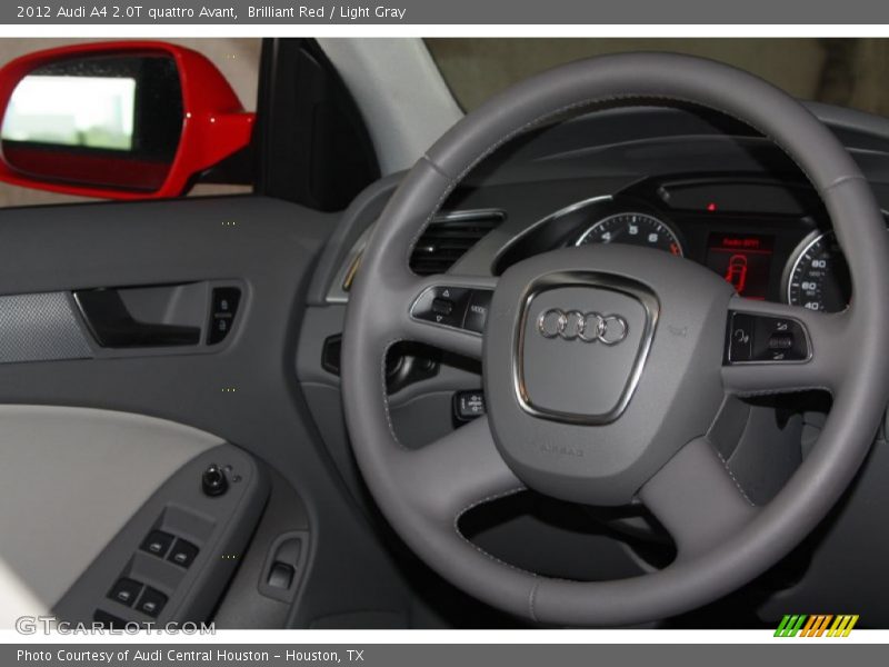 Brilliant Red / Light Gray 2012 Audi A4 2.0T quattro Avant