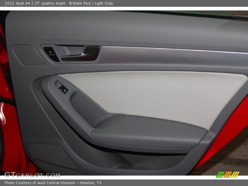 Brilliant Red / Light Gray 2012 Audi A4 2.0T quattro Avant