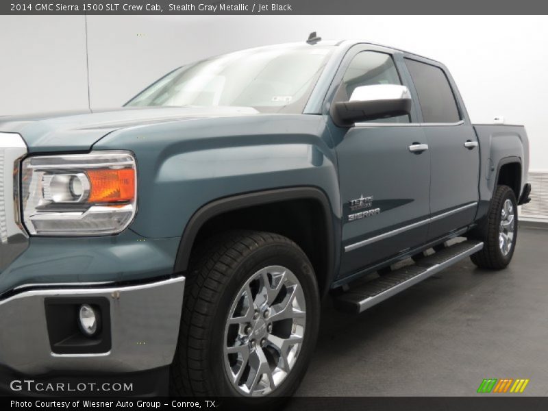 Stealth Gray Metallic / Jet Black 2014 GMC Sierra 1500 SLT Crew Cab