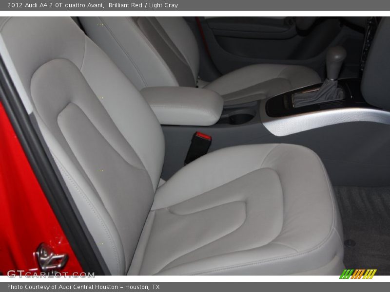 Brilliant Red / Light Gray 2012 Audi A4 2.0T quattro Avant