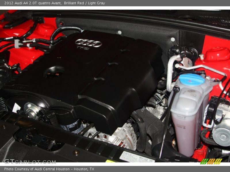 Brilliant Red / Light Gray 2012 Audi A4 2.0T quattro Avant