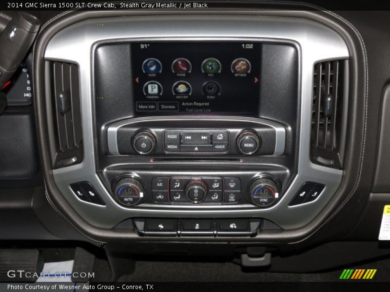Controls of 2014 Sierra 1500 SLT Crew Cab