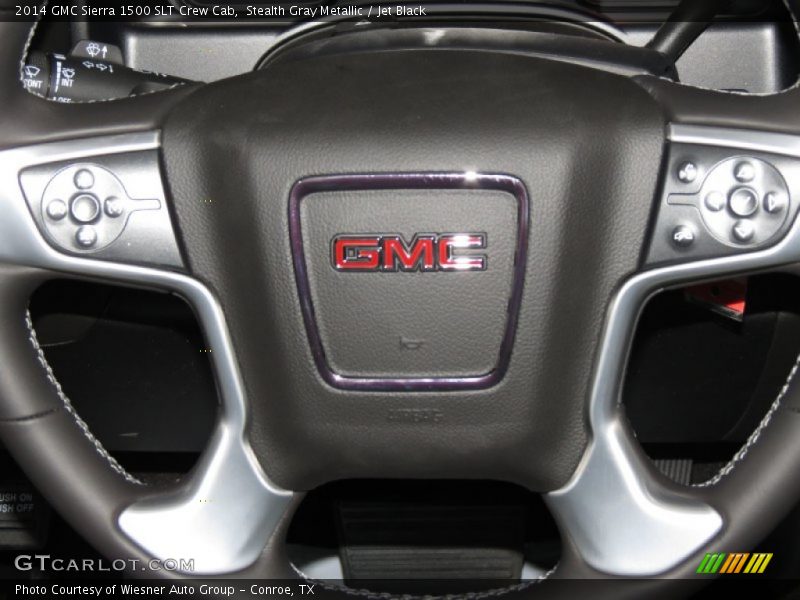 Stealth Gray Metallic / Jet Black 2014 GMC Sierra 1500 SLT Crew Cab