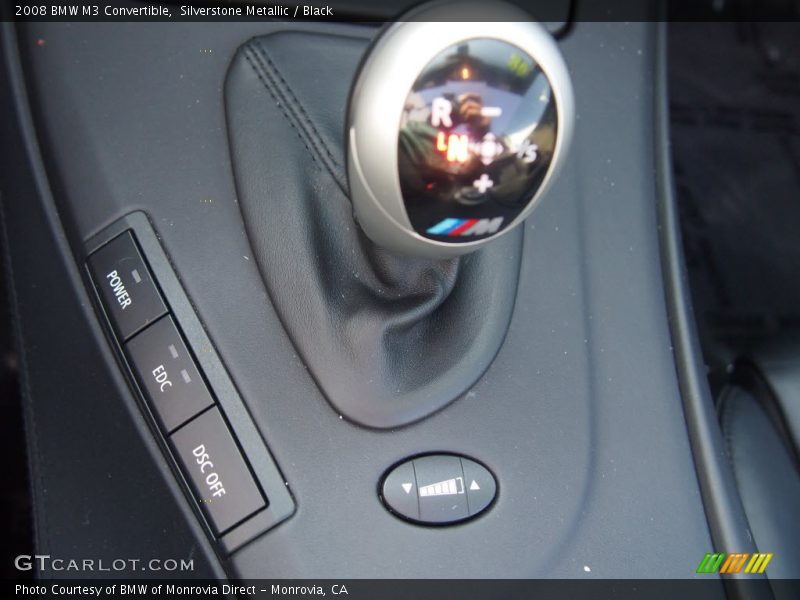 Silverstone Metallic / Black 2008 BMW M3 Convertible