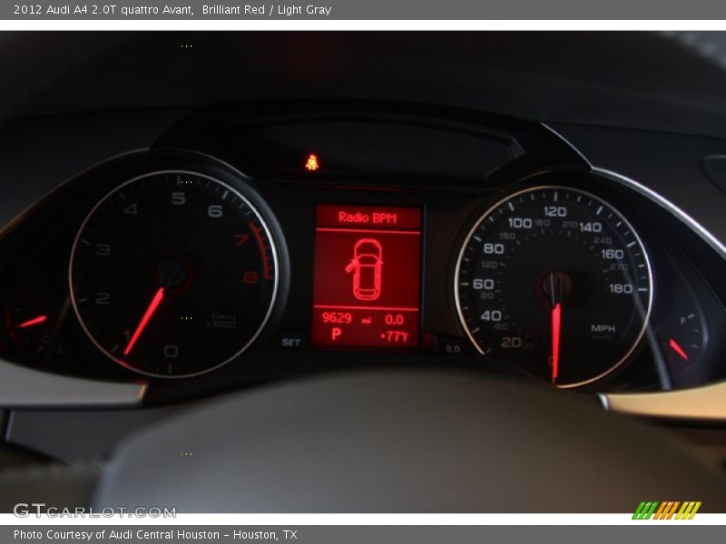 Brilliant Red / Light Gray 2012 Audi A4 2.0T quattro Avant
