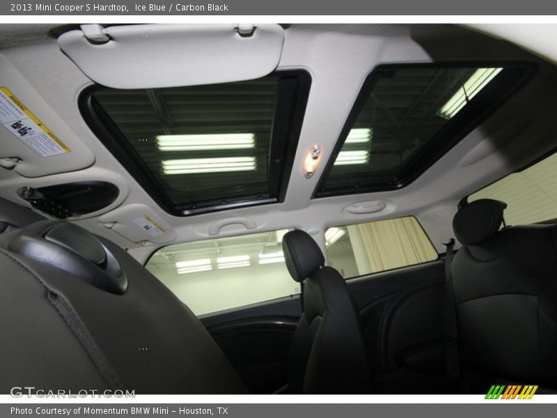 Ice Blue / Carbon Black 2013 Mini Cooper S Hardtop