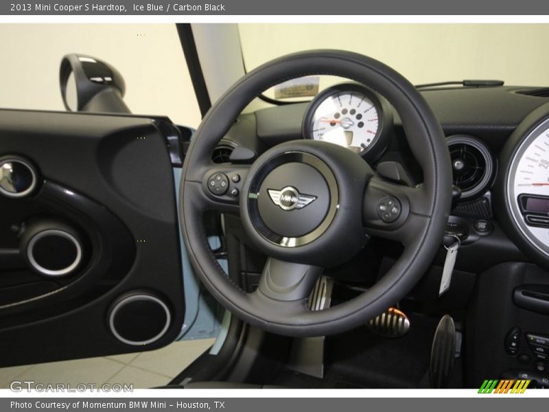 Ice Blue / Carbon Black 2013 Mini Cooper S Hardtop