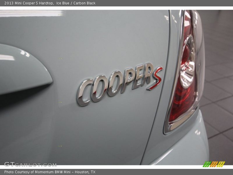 Ice Blue / Carbon Black 2013 Mini Cooper S Hardtop